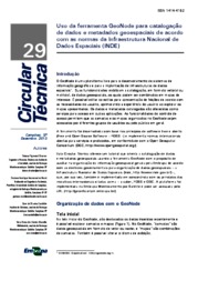 Thumbnail de Uso de ferramenta GeoNode para catalogação de dados e metadados geoespaciais de acordo com as normas da Infraestrutura Nacional de Dados Espaciais (INDE).