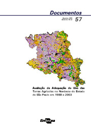 Thumbnail de Avaliação da adequação do uso das terras agrícolas no nordeste do Estado de São Paulo em 1988 e 2003.