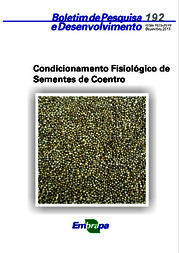 Thumbnail de Condicionamento fisiológico de sementes de coentro.