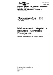 Thumbnail de Melhoramento vegetal e recursos genéticos forrageiros.