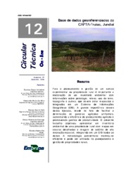 Thumbnail de Base de dados georeferenciados do CAPTA-Frutas, Jundiaí.