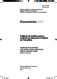 Thumbnail de Práticas de cultivo para a cultura do abacaxi no Estado do Tocantins.