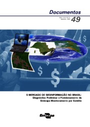 Thumbnail de O mercado de geoinformação no Brasil: diagnóstico preliminar e posicionamento da Embrapa Monitoramento por Satélite.
