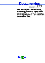 Thumbnail de Guia prático para preparação de amostras sedimentares para a análise de ácidos biliares e esteróis fecais por cromatografia gasosa - espectrometria de massa (GC-MS).