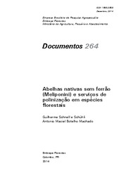 Thumbnail de Abelhas nativas sem ferrão (Meliponini) e serviços de polinização em espécies florestais.