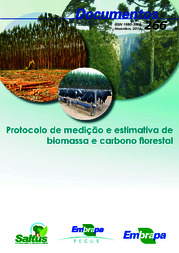 Thumbnail de Protocolo de medição e estimativa de biomassa e carbono florestal.
