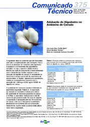 Thumbnail de Adubação do algodoeiro no ambiente de Cerrado.