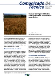 Thumbnail de Cultivar de trigo BRS Sabiá: características e desempenho agronômico.