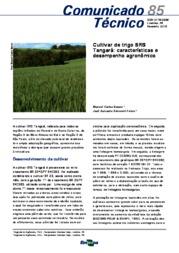 Thumbnail de Cultivar de trigo BRS Tangará: características e desempenho agronômico.