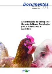 Thumbnail de A contribuição da Embrapa na geração de novas tecnologias para a suinocultura e avicultura.