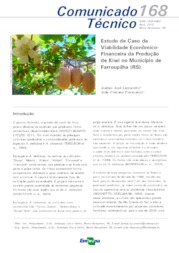 Thumbnail de Estudo de caso da viabilidade econômico-financeira da produção de kiwi no município de Farroupilha (RS).