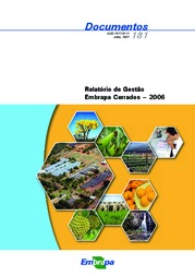 Thumbnail de Relatório de gestão Embrapa Cerrados: 2006.