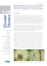 Thumbnail de Biologia, monitoramento e controle de Aphis illinoisensis Shimer e Aphis gossypii Glover (Hemiptera: Aphididae) na cultura da videira.