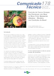 Thumbnail de Controle do Cancro Europeu das pomáceas com base no novo Ciclo Neonectria ditissima - Macieira, nas condições do Brasil.