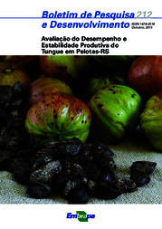 Thumbnail de Avaliação do desempenho e estabilidade produtiva do tungue em Pelotas-RS.
