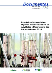 Thumbnail de Estudo interlaboratorial em digestão anaeróbia: relato de atividades e desempenho em 2014.