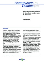 Thumbnail de Água Quente na Superação da Dormência em Sementes de Paricarana.