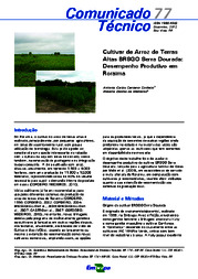 Thumbnail de Cultivar de Arroz de Terras Altas BRSGO Serra Dourada: Desempenho Produtivo em Roraima.