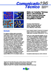 Thumbnail de Efeito de variações térmicas sobre a germinação de quatro espécies arbóreas com ampla distribuição geográfica no Brasil.