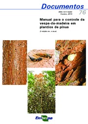Thumbnail de Manual para o controle da vespa-da-madeira em plantios de pinus.
