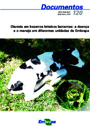 Thumbnail de Diarréia em bezerros leiteiros lactantes: a doença e o manejo em diferentes unidades da Embrapa.