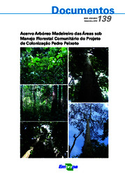 Thumbnail de Acervo arbóreo madeireiro das áreas sob manejo florestal comunitário do Projeto de Colonização Pedro Peixoto.