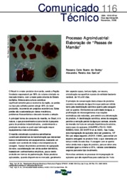Thumbnail de Processo Agroindustrial: elaboração de 'Passas de Mamão'.