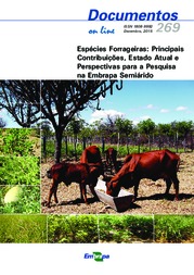 Thumbnail de Espécies forrageiras: principais contribuições, estado atual e perspectivas para a pesquisa na Embrapa Semiárido.