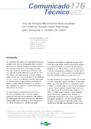 Thumbnail de Uso de fungos micorrízicos arbusculares em videiras jovens como estratégia para amenizar a toxidez de cobre.