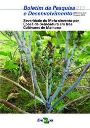 Thumbnail de Severidade do mofo-cinzento por época de semeadura em três cultivares de mamona.