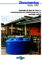 Thumbnail de Captação de água de chuva e armazenamento em cisterna para uso na produção animal.