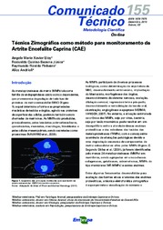 Thumbnail de Técnica Zimográfica como método para monitoramento da Artrite Encefalite Caprina (CAE).