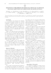 Thumbnail de Diagnóstico preliminar de perdas de grãos na colheita de soja em Campo Novo do Parecis (MT) na safra 2015/2016.