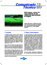 Thumbnail de BRS Capiaçu: cultivar de capim-elefante de alto rendimento para produção de silagem.