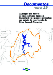 Thumbnail de Avaliação dos fatores socioeconômicos ligados à implantação de parques aquícolas: um estudo do reservatório de Peixe Angical, Tocantins.