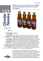 Thumbnail de Parâmetros para investimentos na produção de suco integral de maçã com alto padrão tecnológico.