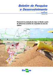 Thumbnail de Potencial de produção de trigo no Brasil a partir de diferentes cenários de expansão da área de cultivo.