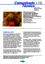 Thumbnail de Alternativas para a conservação de raízes de mandioca de mesa minimamente processada no Distrito Federal.