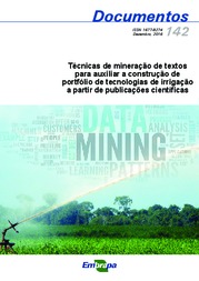 Thumbnail de Técnicas de mineração de textos para auxiliar a construção de portfólio de tecnologias de irrigação a partir de publicações científicas.