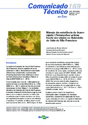 Thumbnail de Manejo da resistência do ácaro-rajado (Tetranychus urticae Koch) em videira no Submédio do Vale do São Francisco.