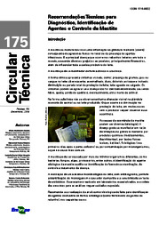 Thumbnail de Recomendações Técnicas para Diagnóstico, Identificação de Agentes e Controle da Mastite.