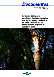 Thumbnail de Avaliação do impacto econômico de danos causados por macacos-prego a plantios de Pinus taeda no Sul do Brasil: método proposto e estudo de caso.