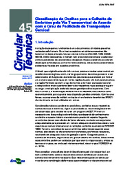 Thumbnail de Classificação de ovelhas para a colheita de embriões pela via transcervical de acordo com o grau de facilidade de transposição cervical.