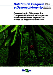 Thumbnail de Caracterização físico-química, composição mineral e compostos bioativos em duas espécies de pitaias da região Sul do Brasil.