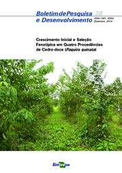 Thumbnail de Crescimento Inicial e Seleção Fenotípica em Quatro Procedências de Cedro-doce (Paquira quinata).