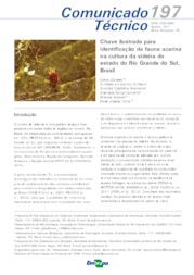 Thumbnail de Chave ilustrada para identificação da fauna acarina na cultura da videira do estado do Rio Grande do Sul, Brasil.