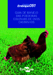 Thumbnail de Poedeira Embrapa 051 - guia de manejo das poedeiras coloniais de ovos castanhos.