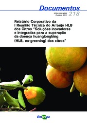 Thumbnail de Relatório Corporativo da I Reunião Técnica do Arranjo HLB dos Citros 