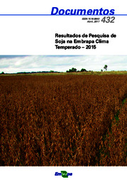 Thumbnail de Resultados de pesquisa de soja na Embrapa Clima Temperado - 2015.