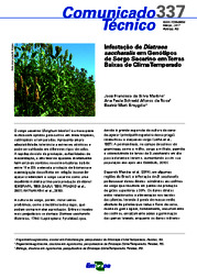 Thumbnail de Infestação de Diatraea saccharalis em Genótipos de Sorgo Sacarino em Terras Baixas de Clima Temperado.